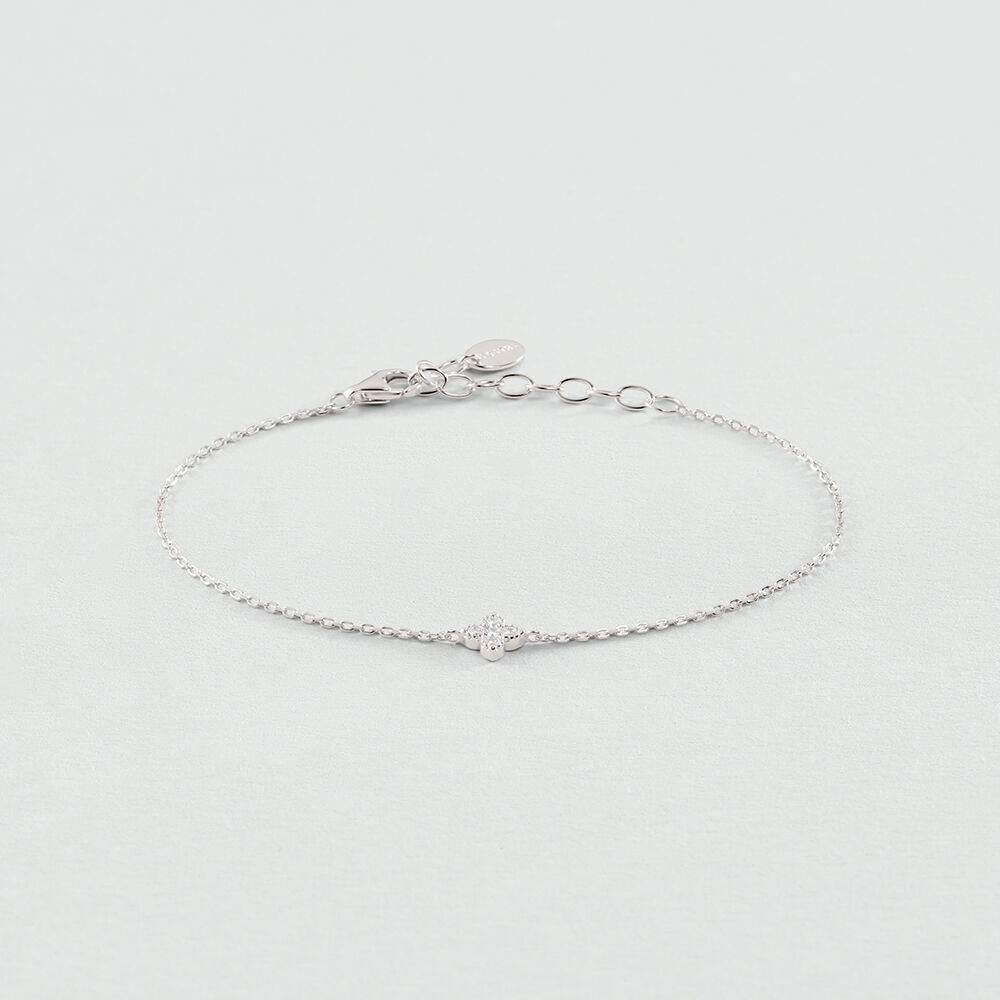 Link bracelet BELOVED - Crystal / Silver - Beloved  | Agatha