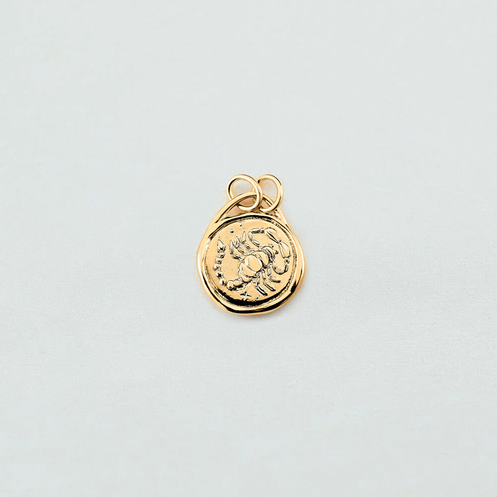 Pendant SCORPIO ZODIAC - Golden - Jewellery  | Agatha