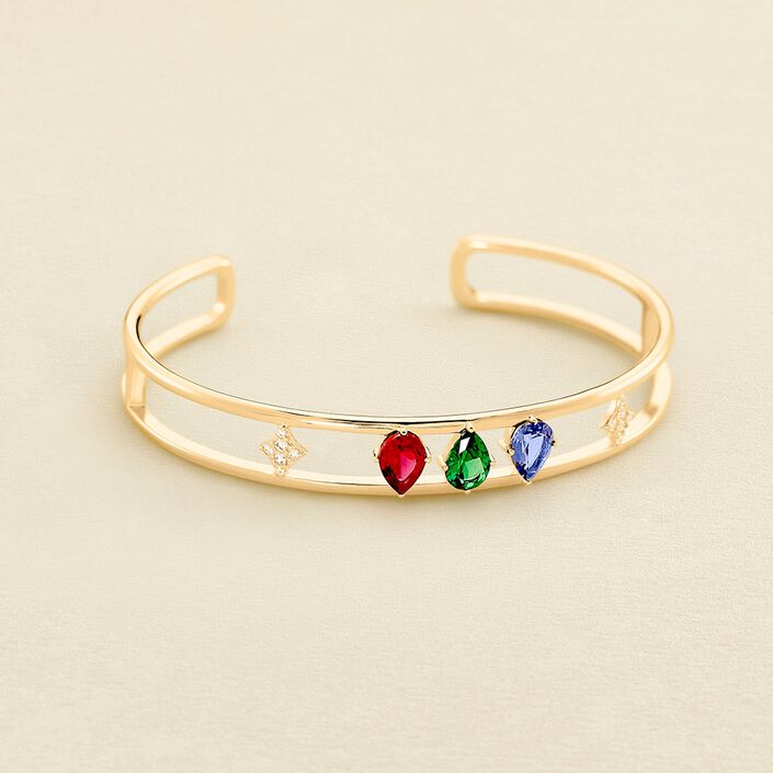 Cuff ASTRE - Multicolor / Gold - All bracelets  | Agatha