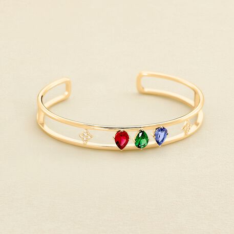 Cuff ASTRE - Multicolor / Gold - All bracelets  | Agatha