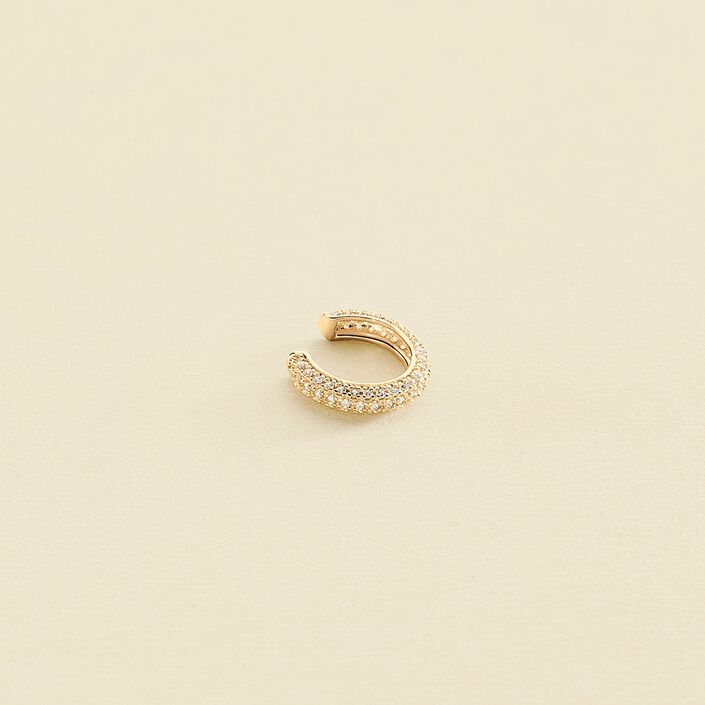 Ear cuff PAVE - Crystal / Golden - All jewellery  | Agatha