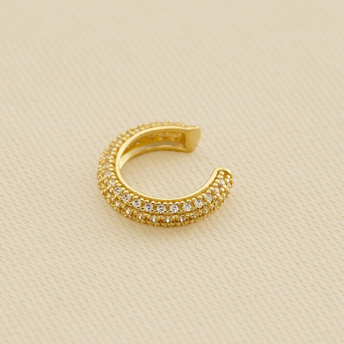 Ear cuff PAVE - Crystal / Golden - All jewellery  | Agatha