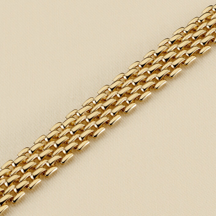 Link bracelet MINUIT - Golden - All bracelets  | Agatha
