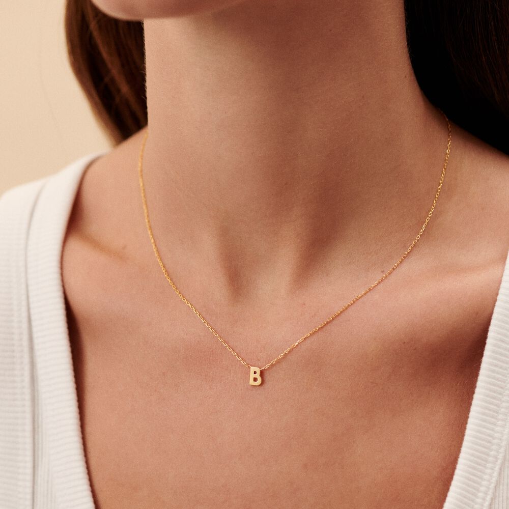 Choker necklace ABC - Golden - Choker necklace  | Agatha