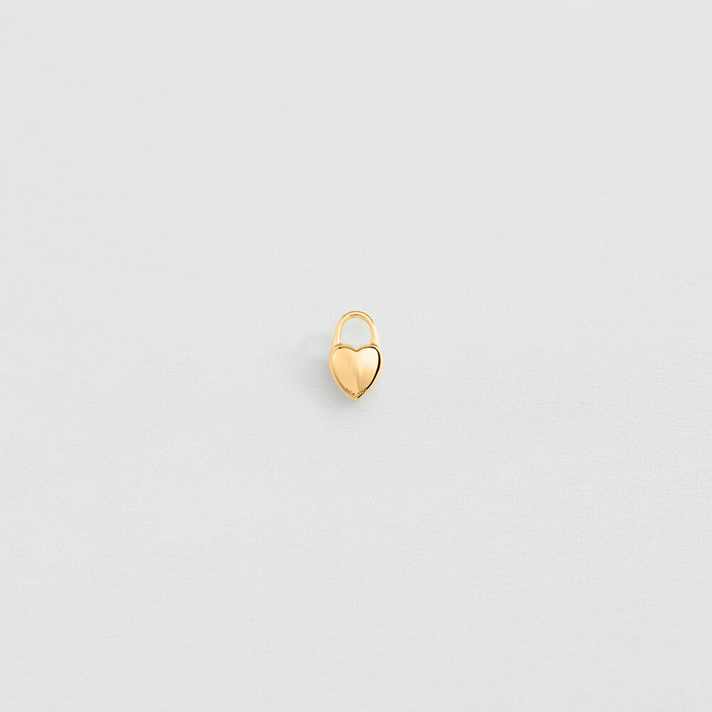 Pendant PAV&Eacute; HEART - Crystal / Golden - New arrivals  | Agatha