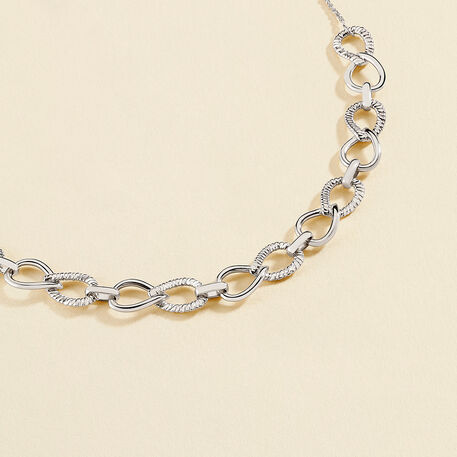 Choker necklace HARMONIE - Silver - All jewellery  | Agatha