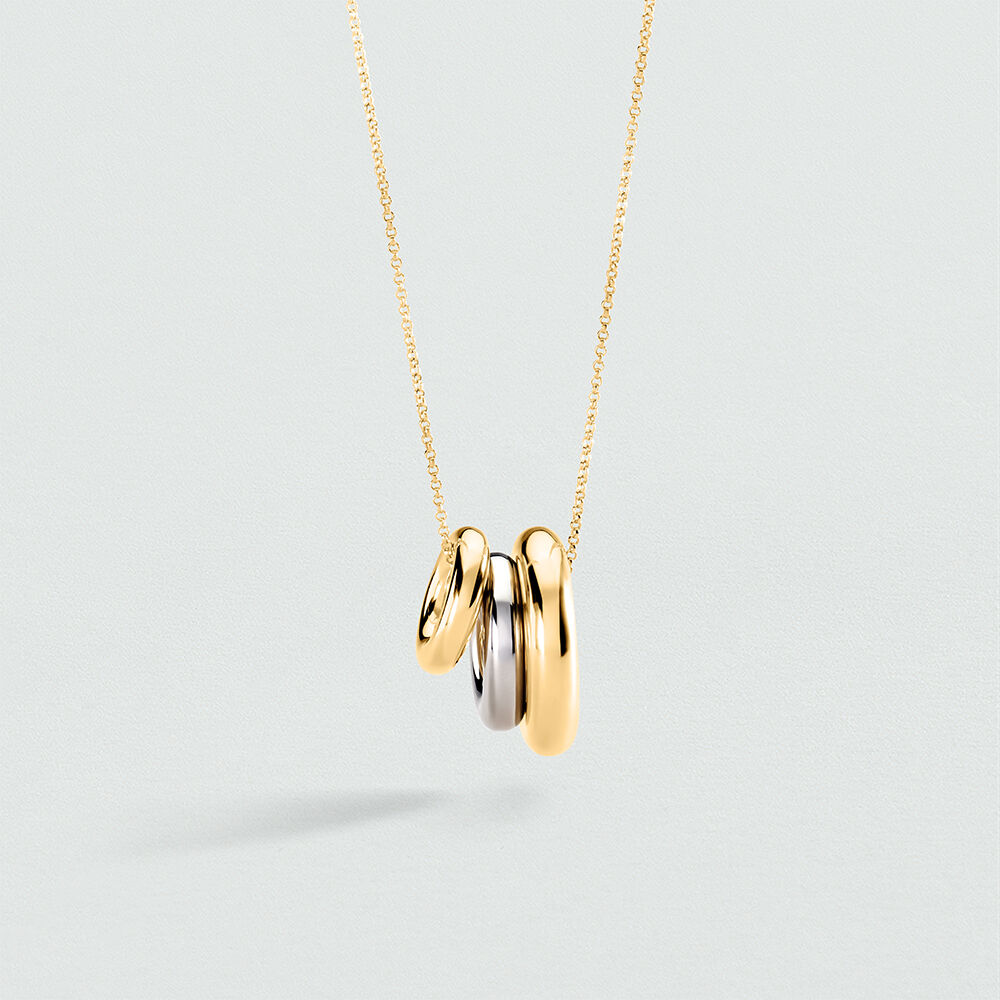 Mid-length necklace TRIJONC - Gold / Silver - Jewellery  | Agatha