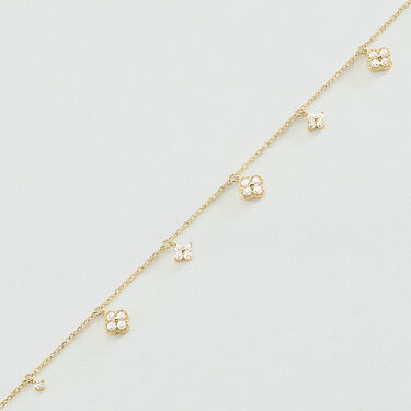 Link bracelet BELOVED - Crystal / Gold - All jewellery  | Agatha