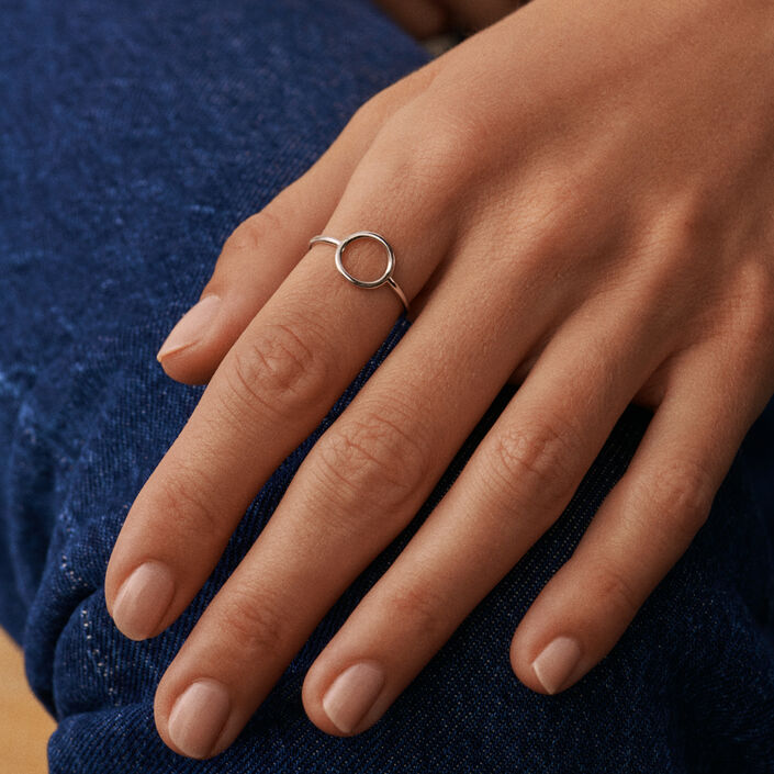 Thin ring PHILRING - Silver - All jewellery  | Agatha