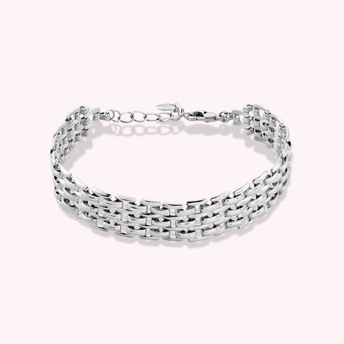 Link bracelet MINUIT - Silver - All bracelets  | Agatha