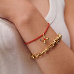 Link bracelet TALISMANS - Coral - All jewellery  | Agatha