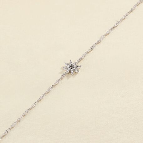 Link bracelet SPACEAG - Crystal / Silver - All jewellery  | Agatha