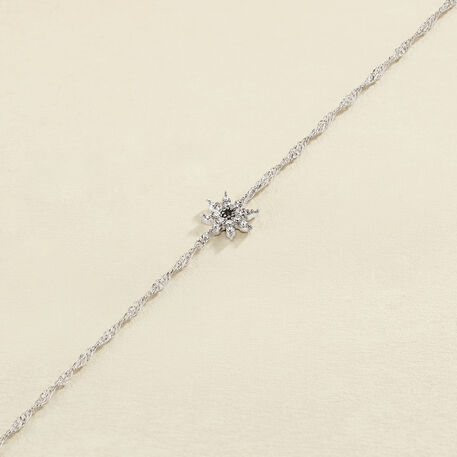 Link bracelet SPACEAG - Crystal / Silver - All jewellery  | Agatha