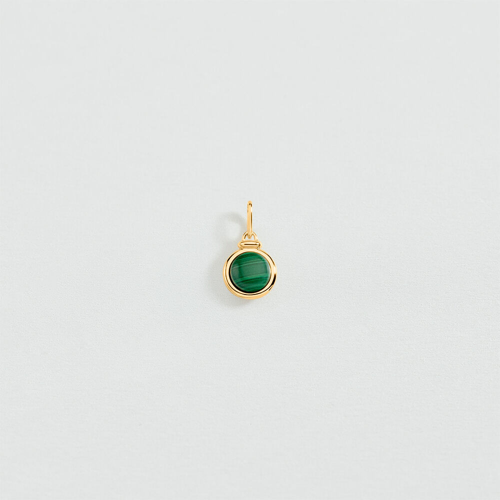 Pendant CLOVER - Green / Golden - New arrivals  | Agatha