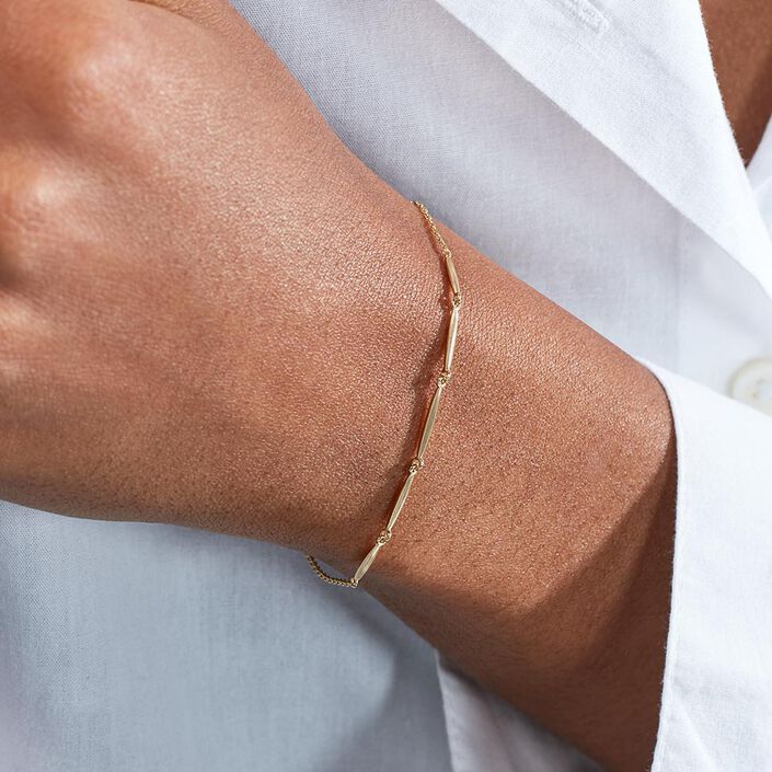 Link bracelet RADIEUX - Golden - All jewellery  | Agatha