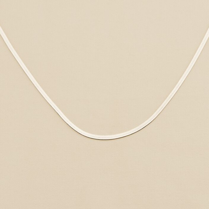 Mid-length necklace EFFLEURE - Silver - All jewellery  | Agatha