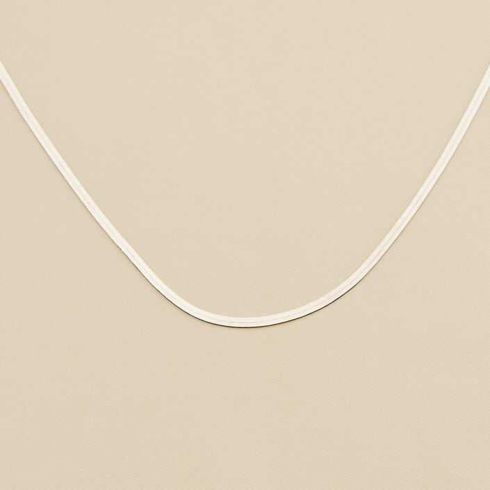 Mid-length necklace EFFLEURE - Silver - All jewellery  | Agatha