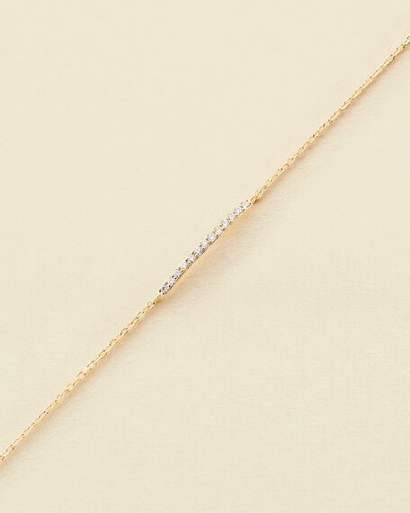 Link bracelet BARSHINE - Crystal / Golden - All bracelets  | Agatha