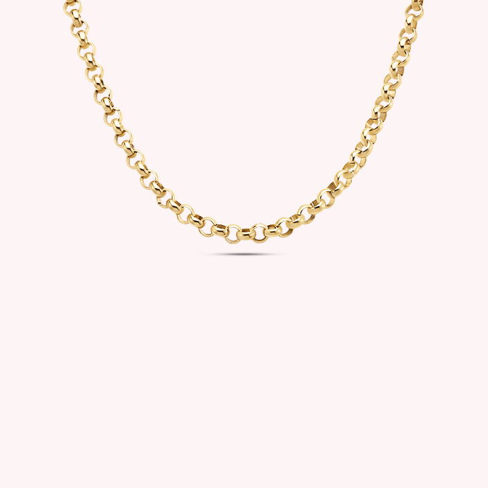 Mid-length necklace JACKSON - Green / Gold - All jewellery  | Agatha