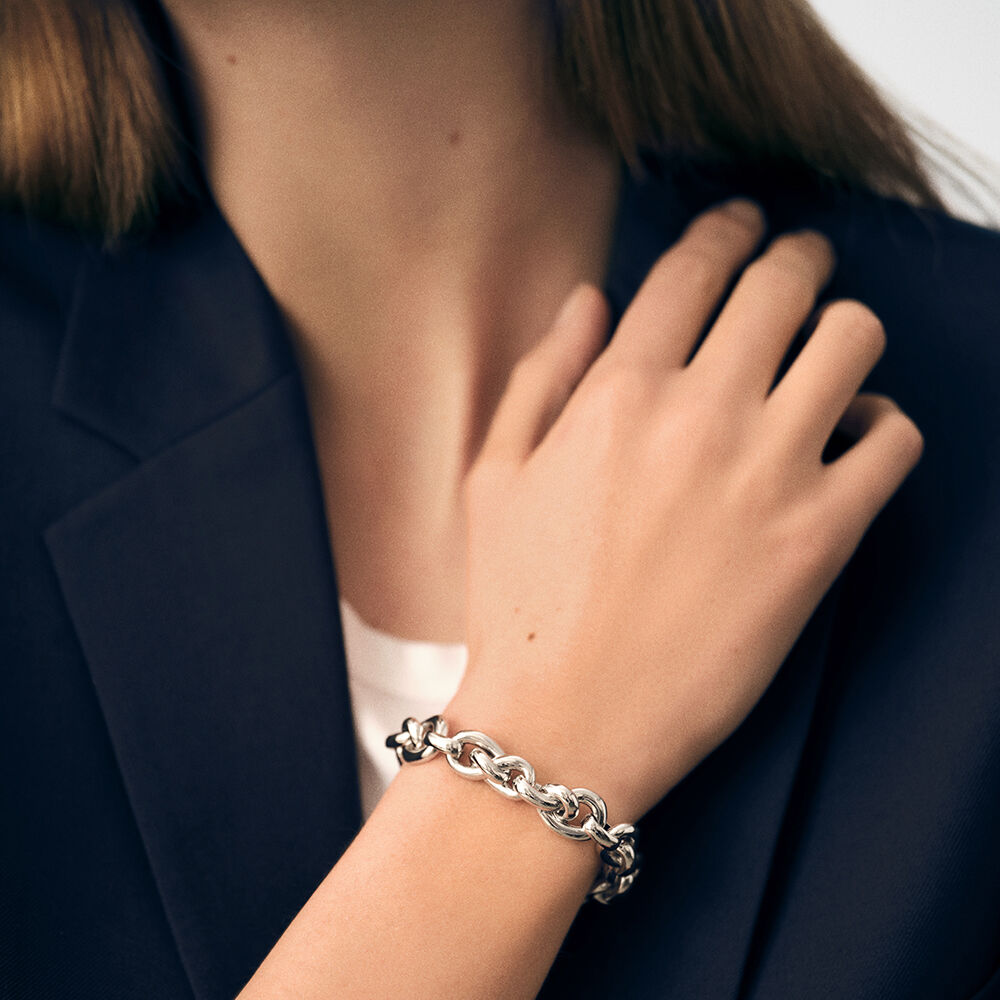 Link bracelet LOULOU - Silver - Bracelets  | Agatha