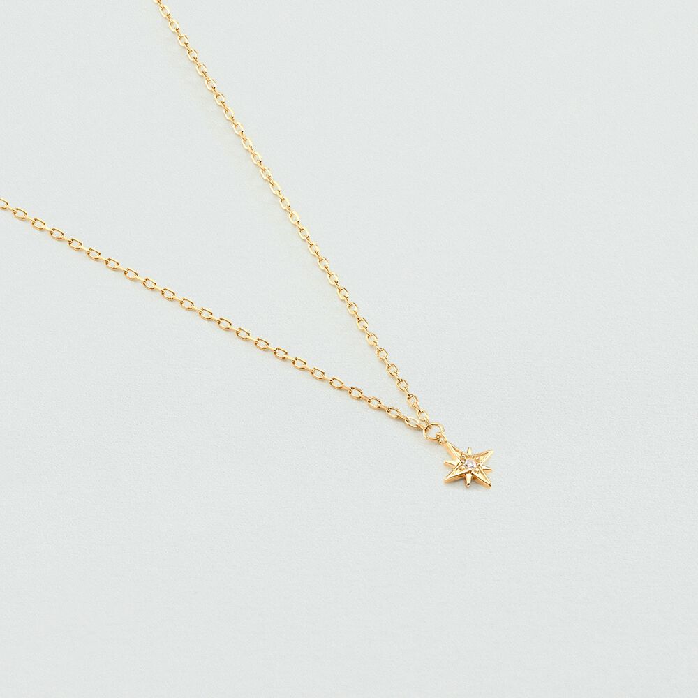 Choker necklace OURSE - Crystal / Golden - Choker necklace  | Agatha