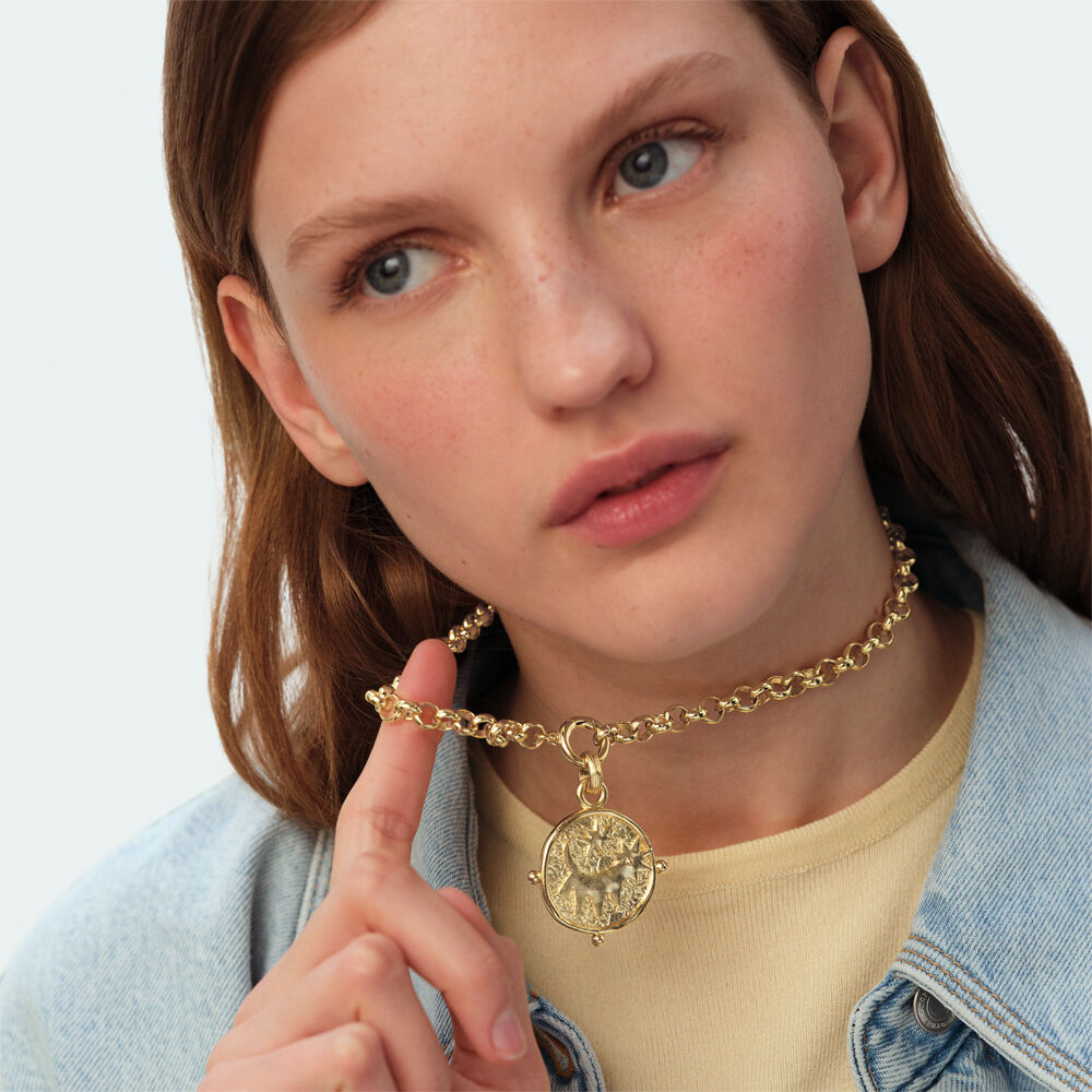 Long necklace PANGEA - Golden - Long necklace  | Agatha