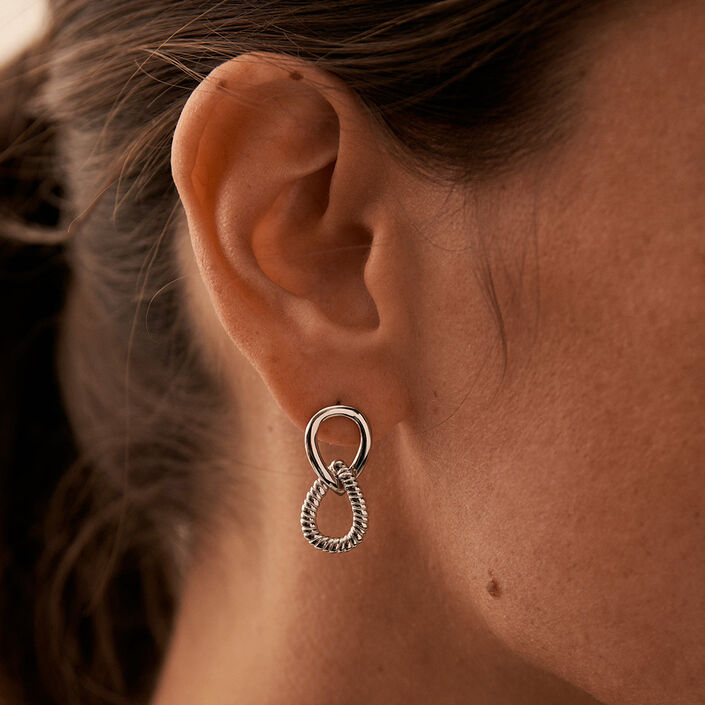Long earrings HARMONIE - Silver - All earings  | Agatha