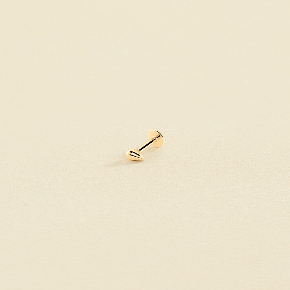Piercing Helix & Tragus EAR2POLENE - Golden - All jewellery  | Agatha