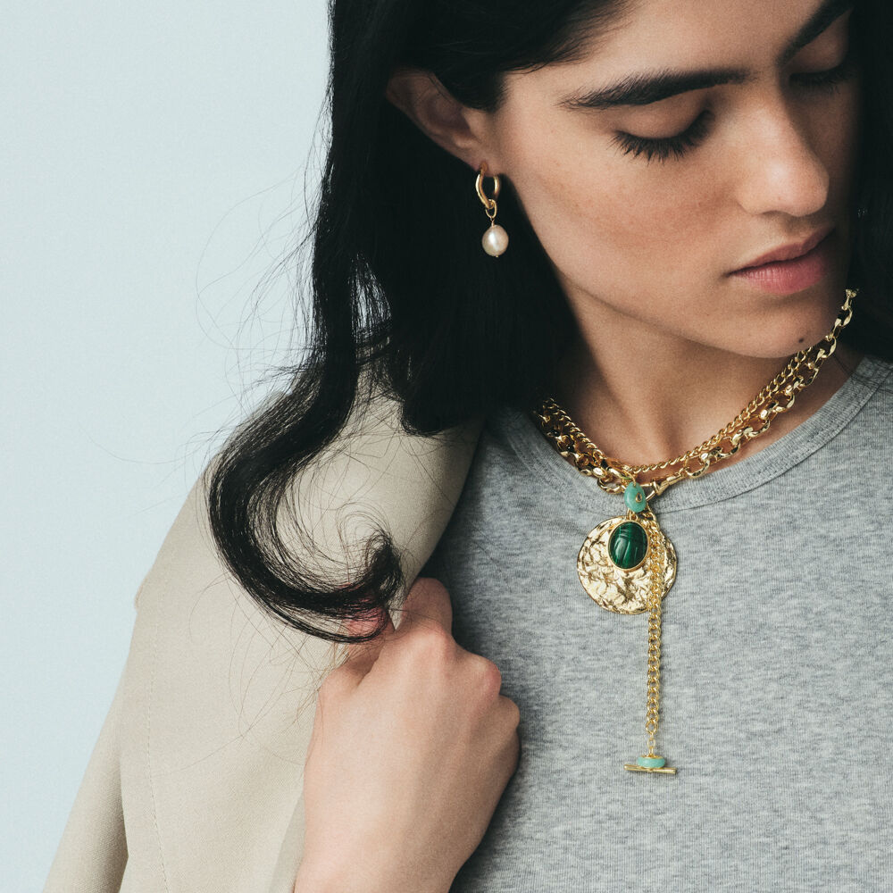 Pendant NATURAL STONE - Amazonite - Jewellery  | Agatha