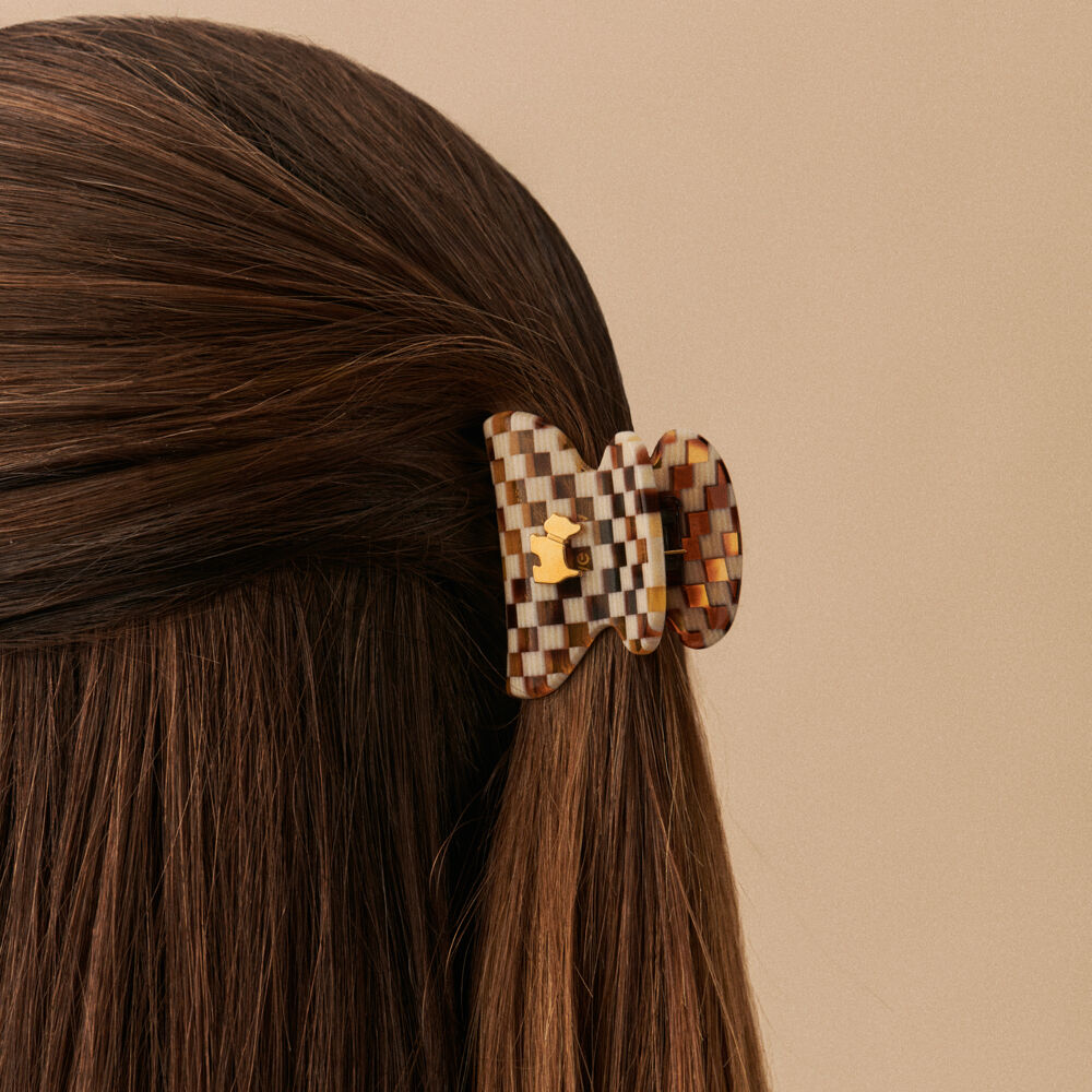 Hair accessory DAMIER - Beige - Accessories  | Agatha