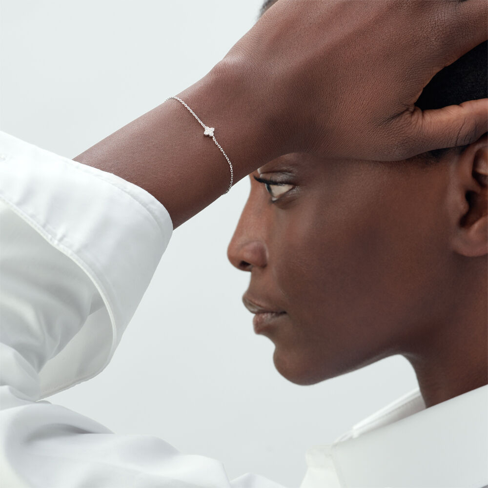 Link bracelet BELOVED - Crystal / Silver - Beloved  | Agatha