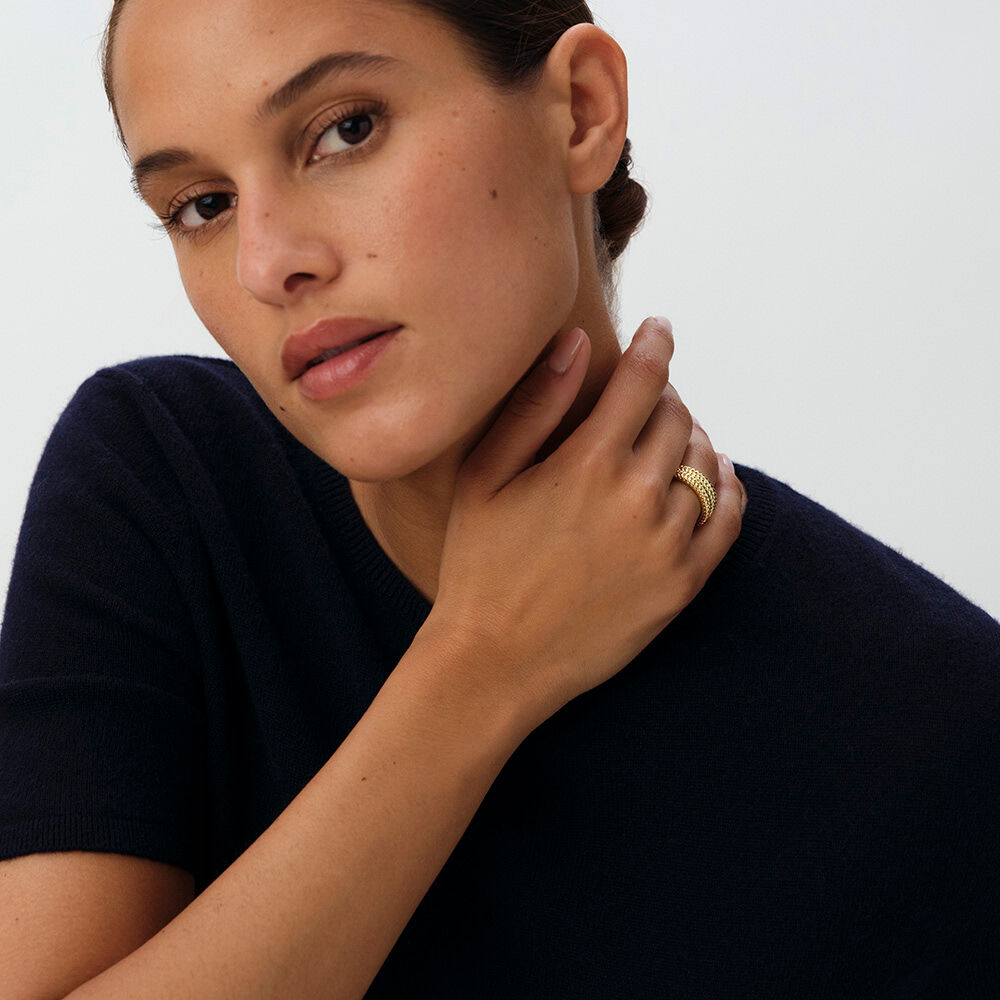 Thin ring TUILERIES - Golden - QUAIS DE SEINE  | Agatha