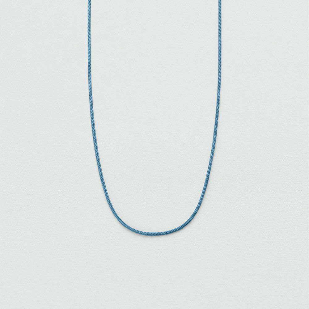 Choker necklace STRING TALISMANS - Blue / Silver - Choker necklace  | Agatha