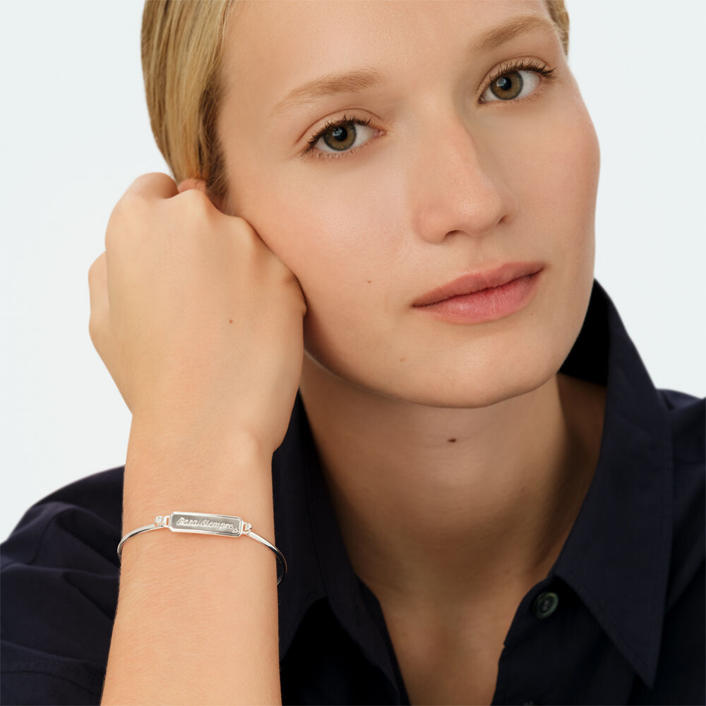 Bangle LUCKY GIRL - Crystal / Silver - Bangle  | Agatha