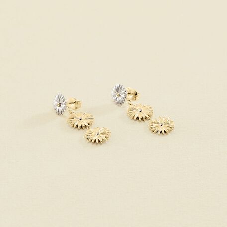 Long earrings BLOSSOM - Gold / Silver - All jewellery  | Agatha