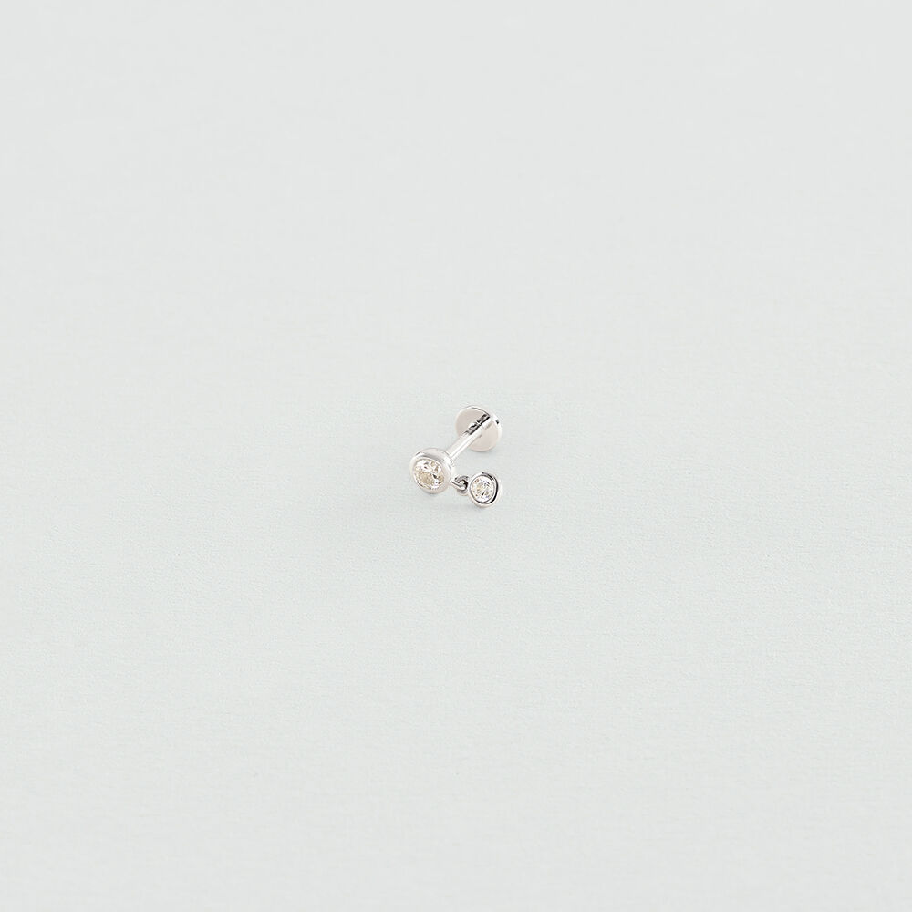 Piercing Helix & Tragus MIX& MATCH - Crystal / Silver - Jewellery  | Agatha