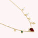 Choker necklace ASTRE - Pink / Gold - All jewellery  | Agatha