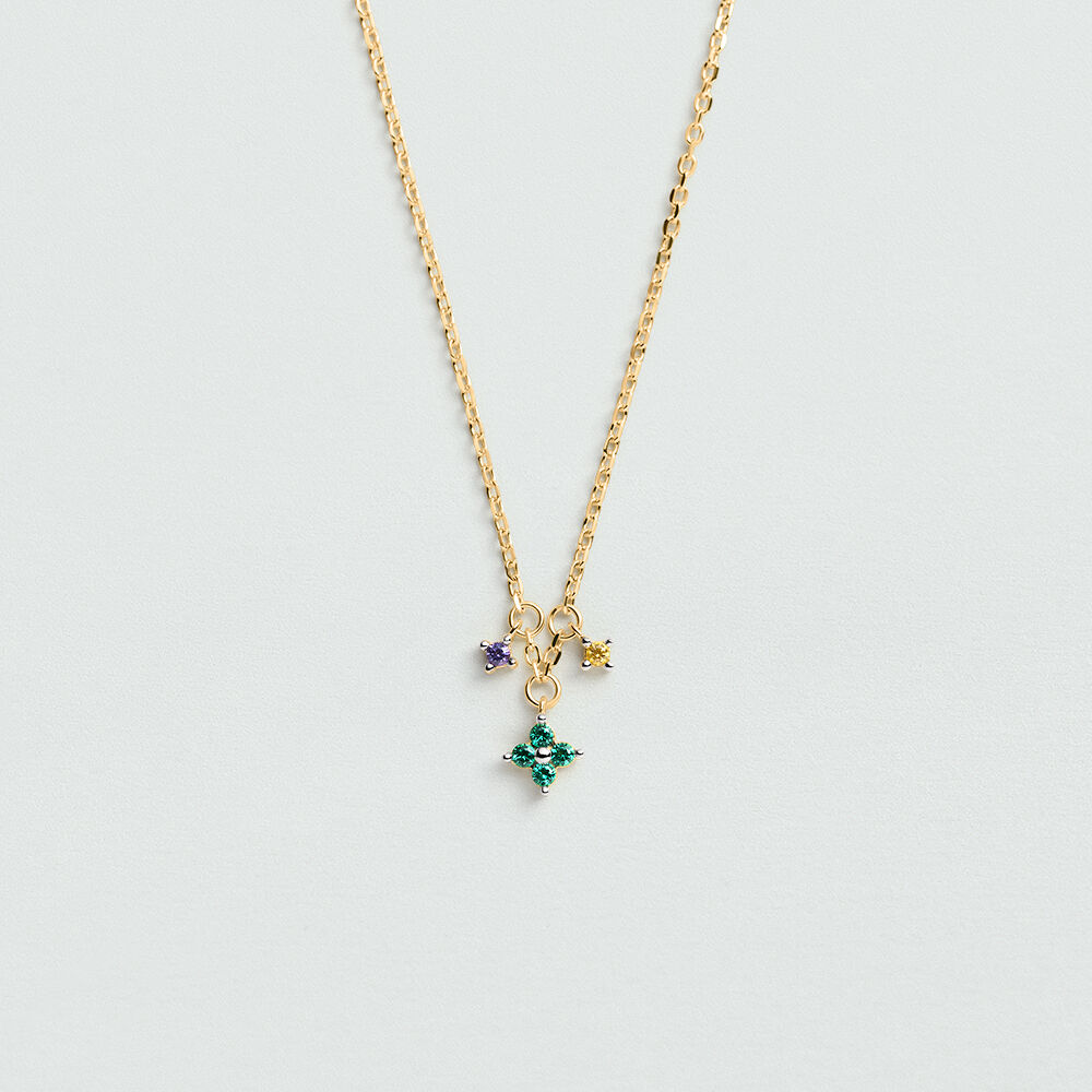 Choker necklace BELOVED - Multicolor / Gold - Beloved  | Agatha