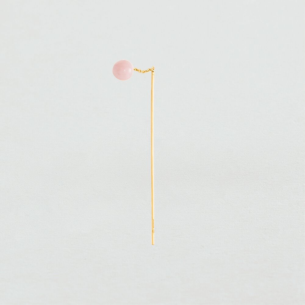 Piercing stud STONES - Pink / Gold - Outlet  | Agatha