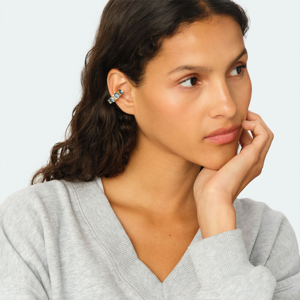 Ear cuff LUTETIA - Blue / Gold - Ear cuff  | Agatha