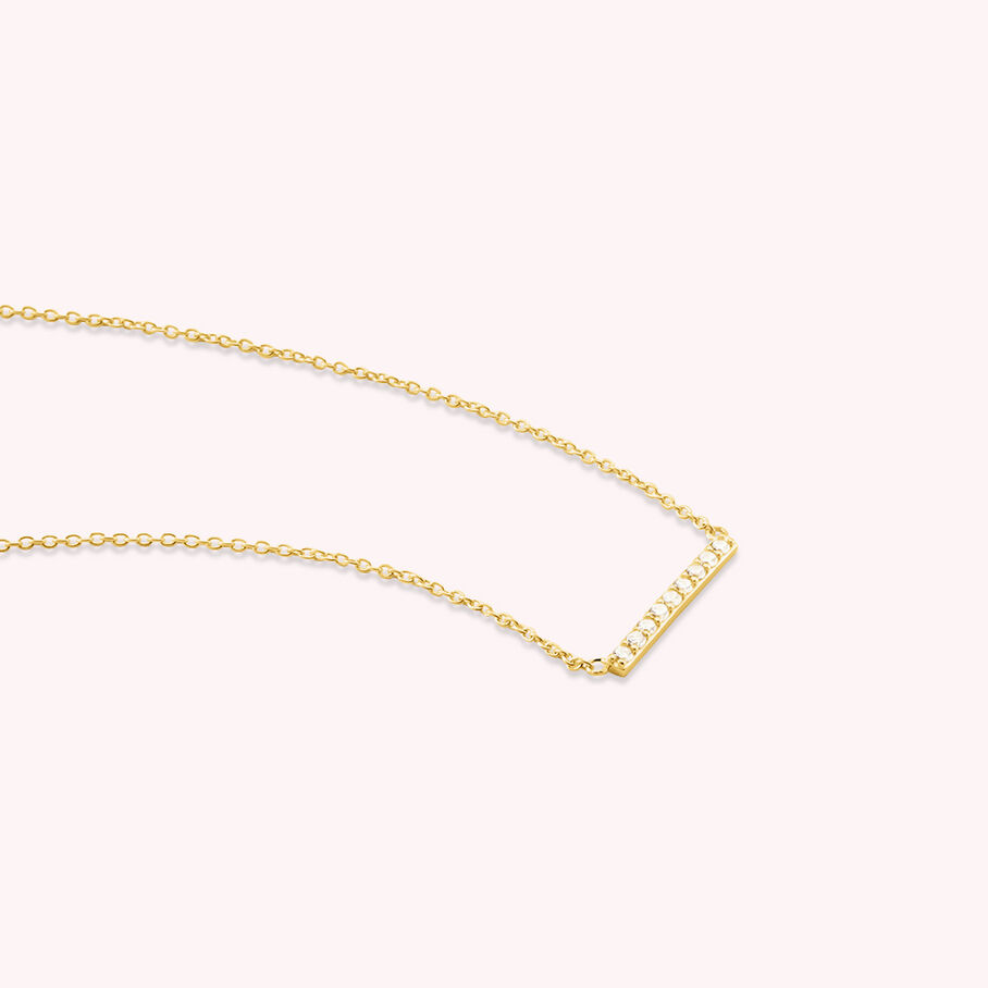 Choker necklace BARSHINE - Crystal / Gold - All jewellery  | Agatha