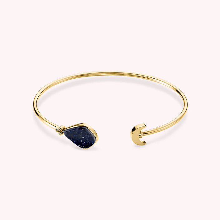 Bangle CREPUSCULE - Blue / Gold - All bracelets  | Agatha