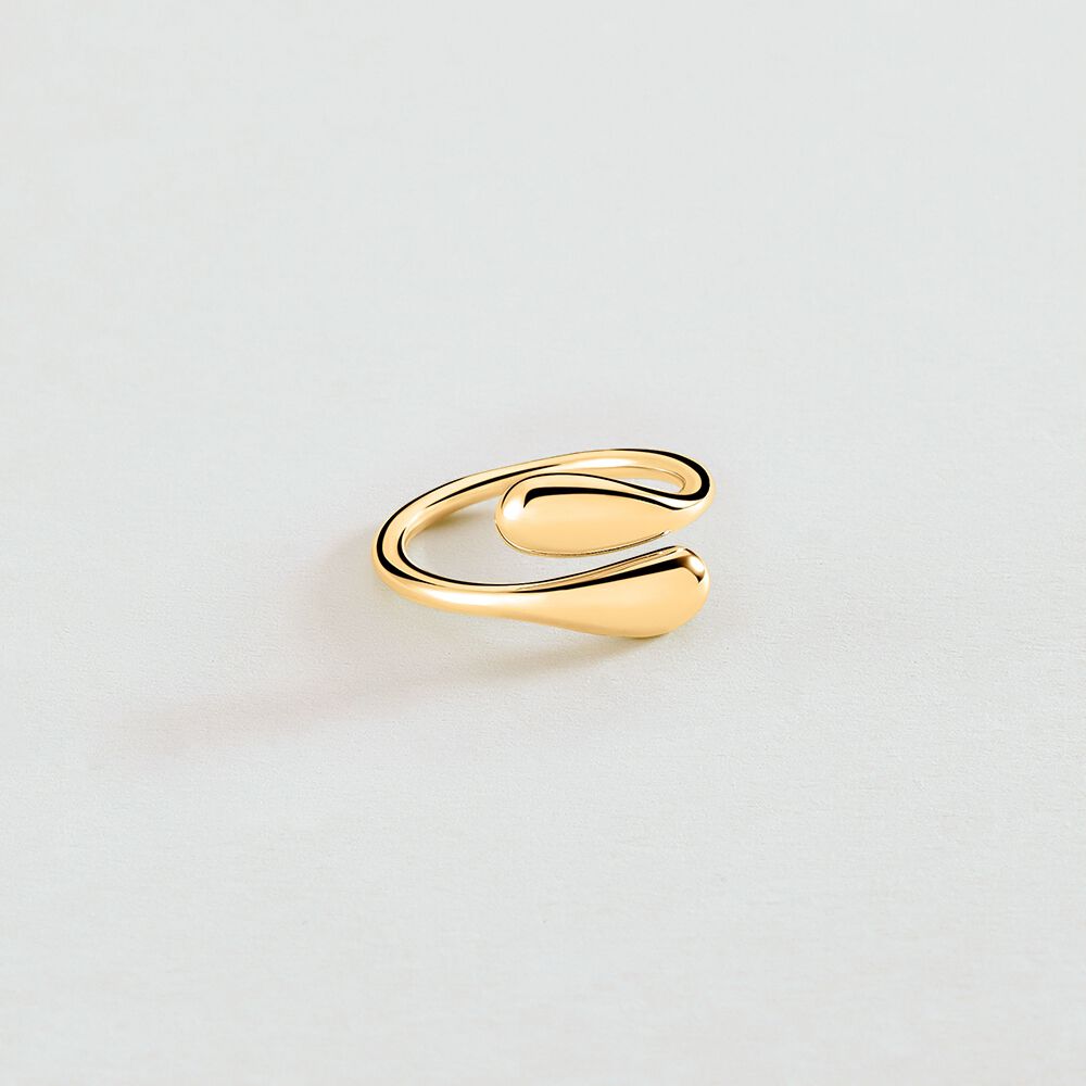 Thin ring DANAE - Golden - Jewellery  | Agatha