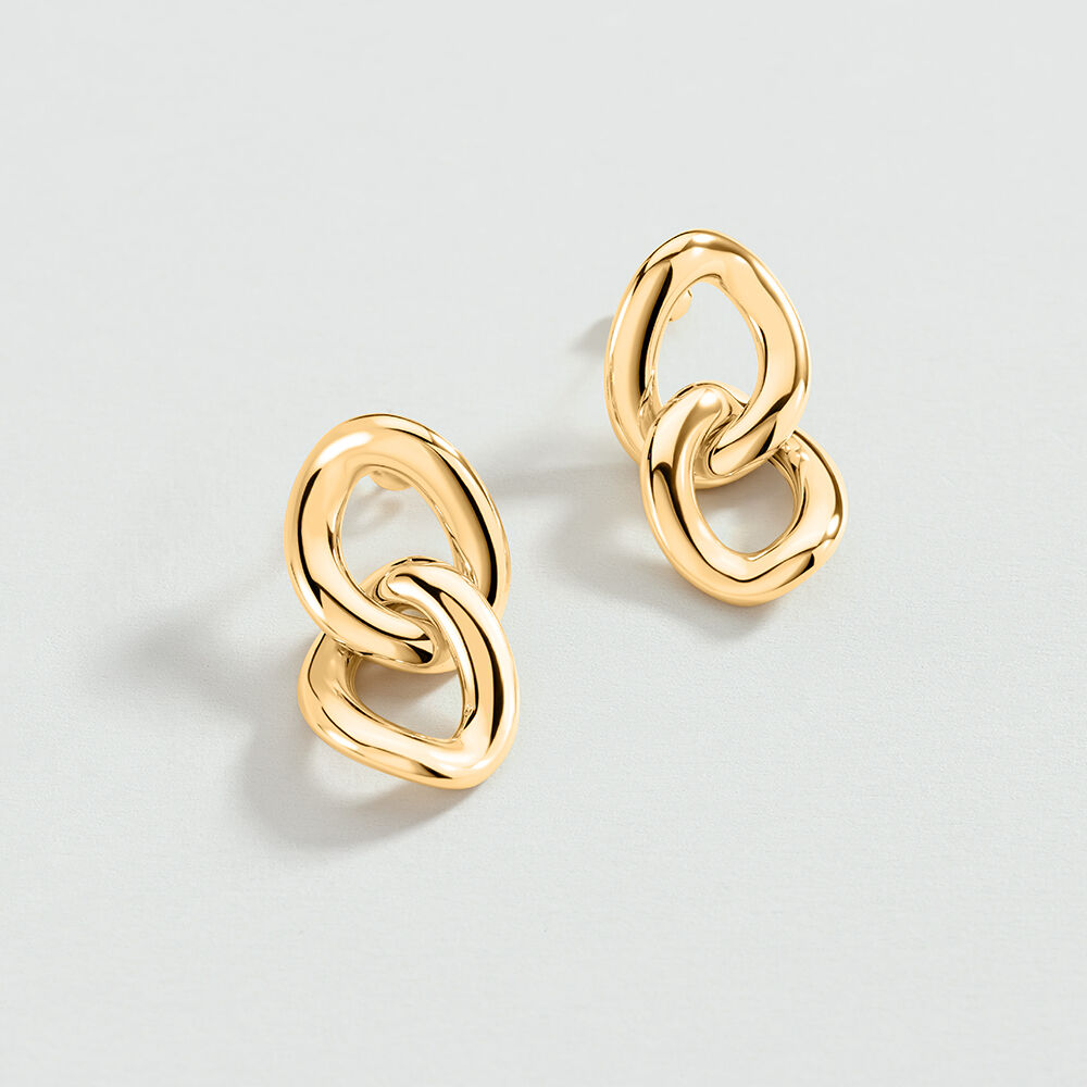 Long earrings REAUMUR - Golden - Earrings  | Agatha