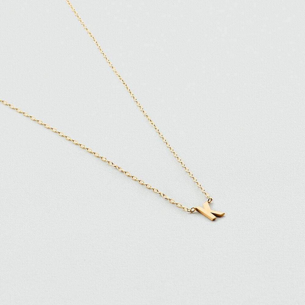 Choker necklace ABC - Golden - Choker necklace  | Agatha