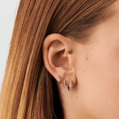 Piercing stud VIPER - Silver - All jewellery  | Agatha