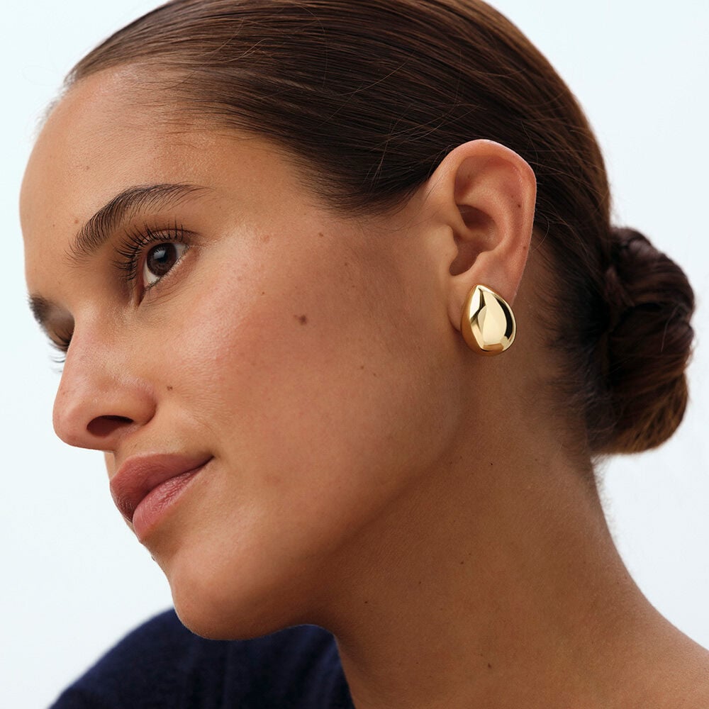Clip earrings TURENNE - Golden - Clip earrings  | Agatha