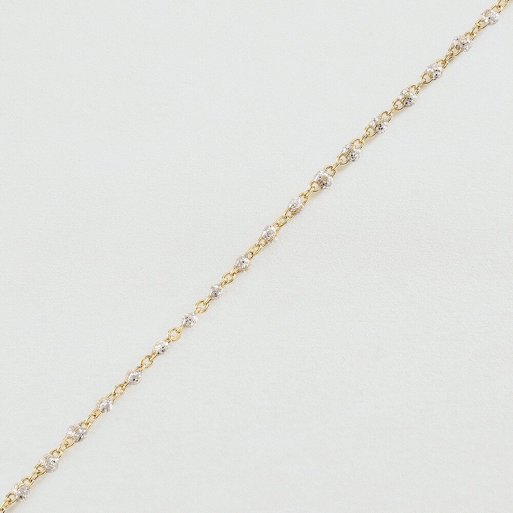 Link bracelet SMARTY - Silver / Gold - Bracelets  | Agatha