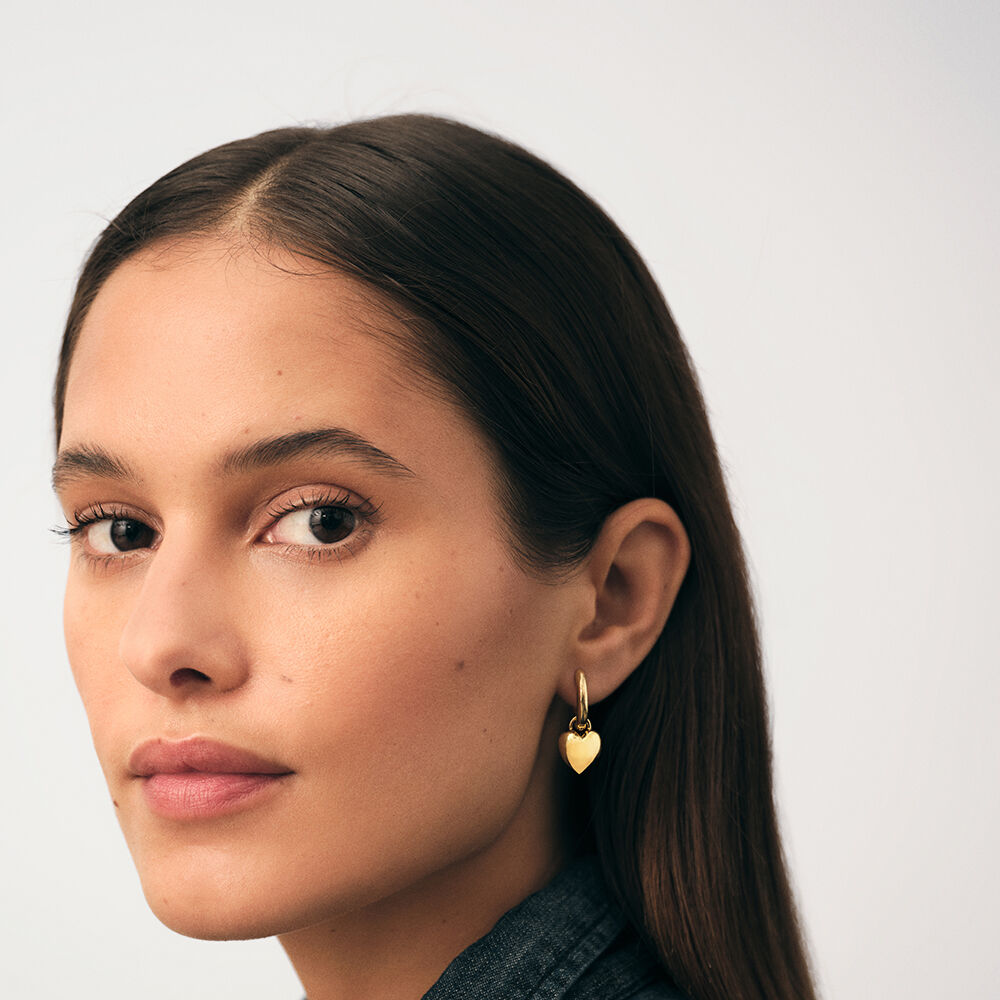 Hoops DESIREE - Golden - Earrings  | Agatha