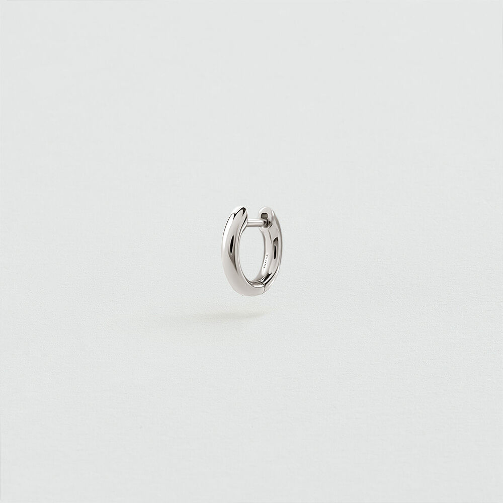 Single hoop earring MIX & MATCH - Silver - Earrings  | Agatha